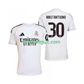 Fußballtrikots Real Madrid Mastantuono 30 Heim Trikotsatz 2025-2026